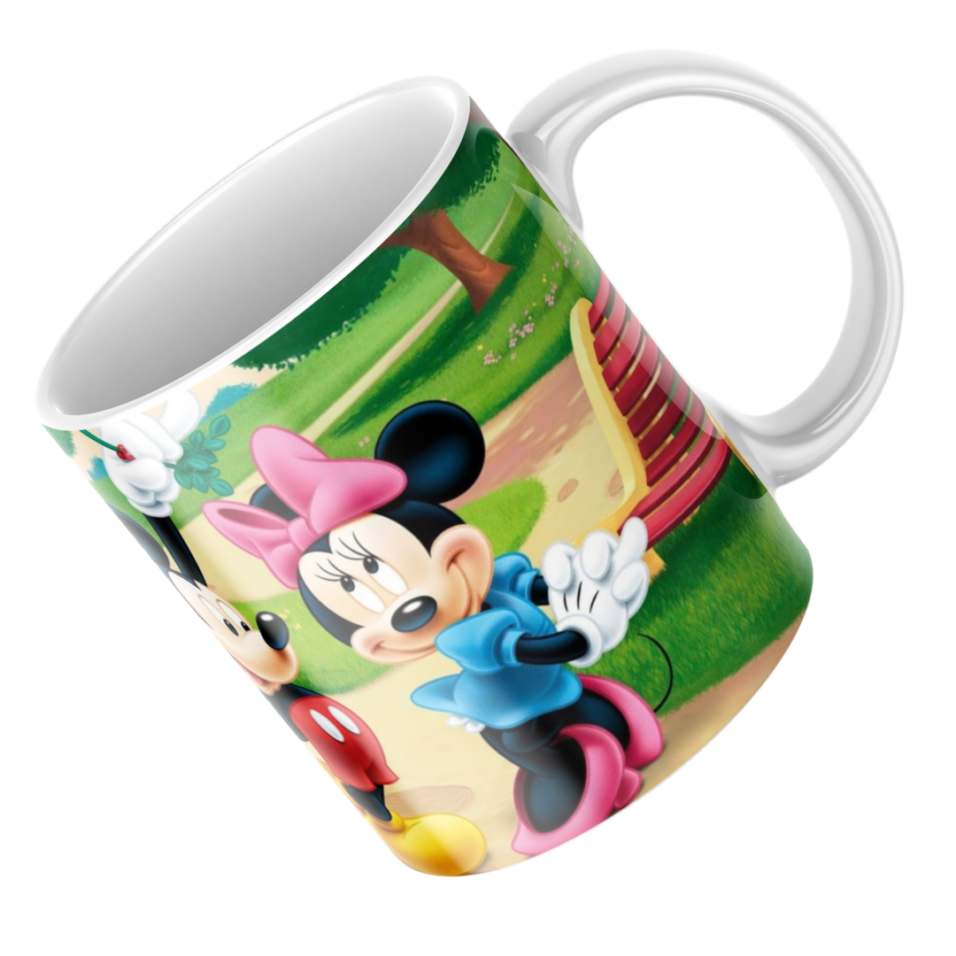 Caneca Personalizada Mickey e Minnie – 325ml - Imagem 3